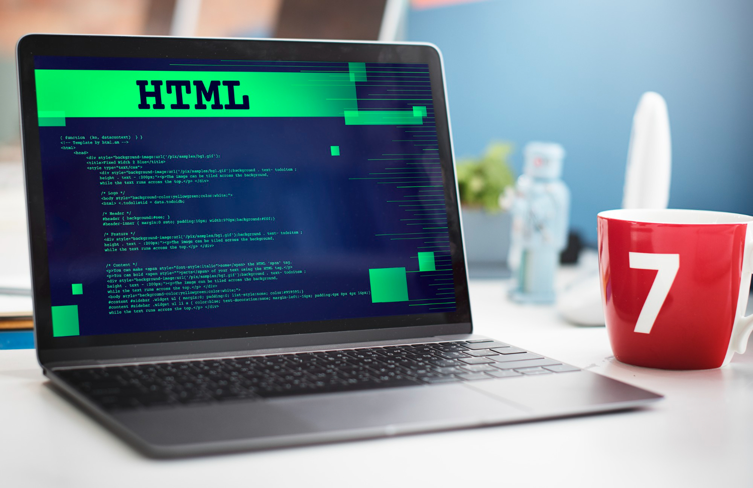 html-programming-advanced-technology-web-concept